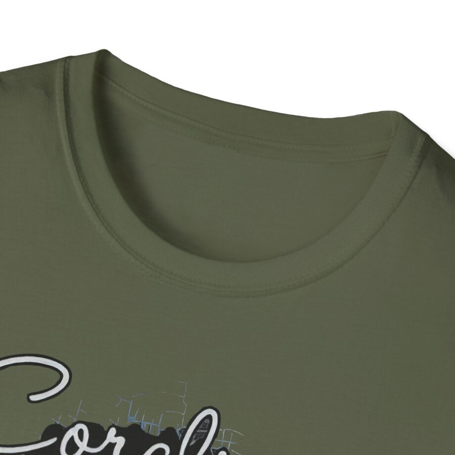 Coraline the Cat Swirl and Stars Unisex Softstyle T-shirt