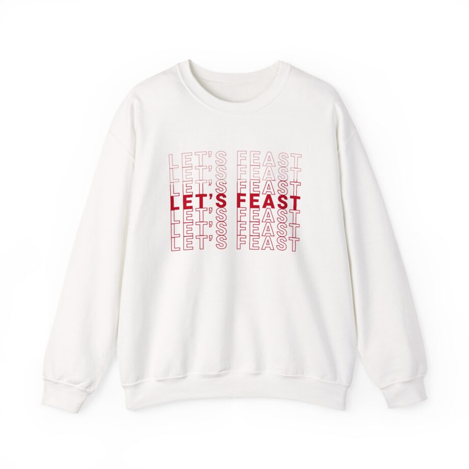 Elyse Myers Let’s Feast Unisex Heavy Blend™ Crewneck Sweatshirt