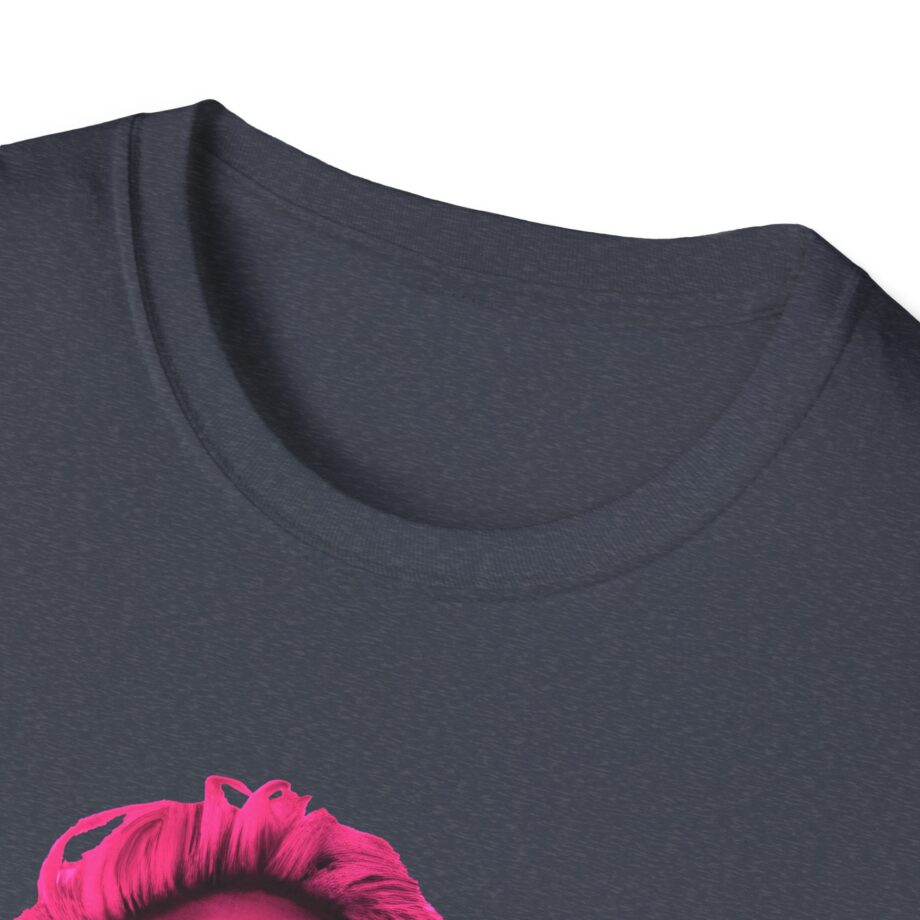 P!nk Silhouette Photo Peach Unisex Softstyle T-Shirt