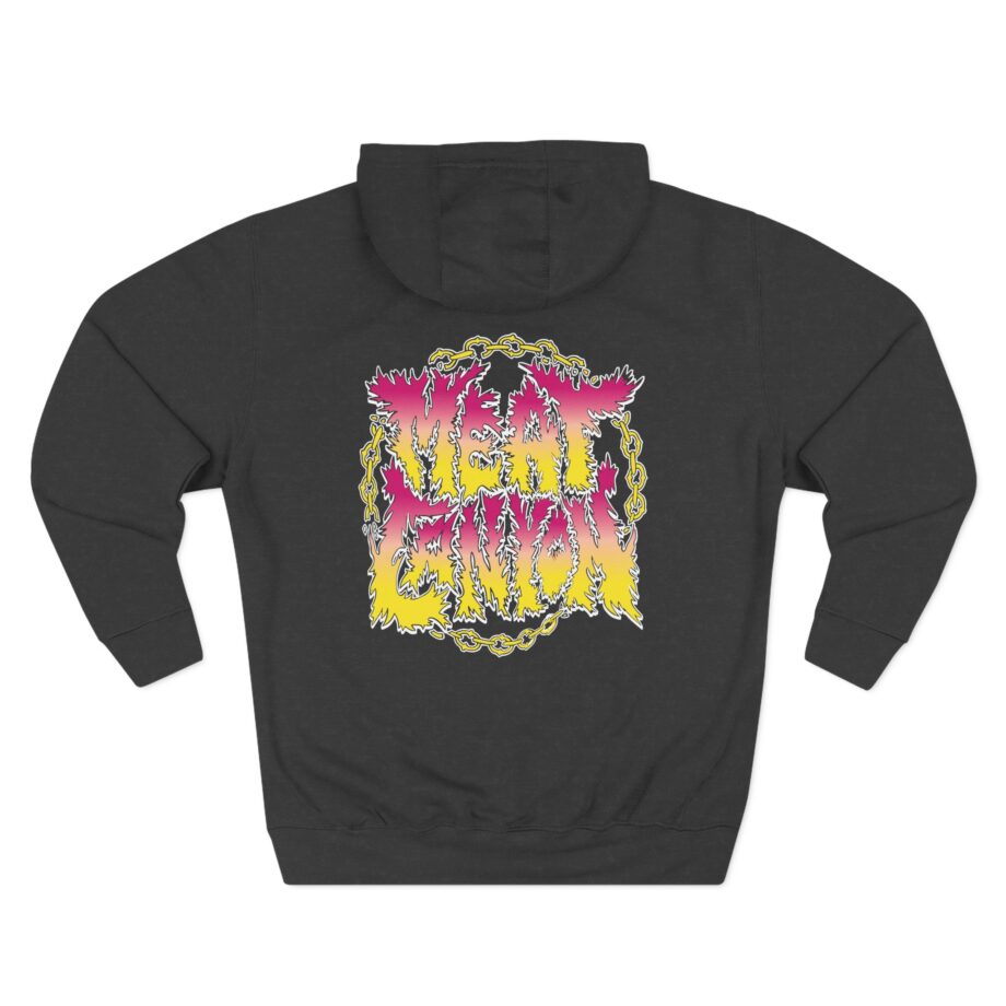 Papa Meat  Three-Panel Fleece Hoodie