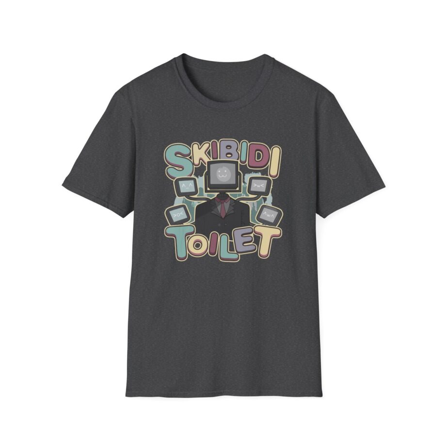 Dafuqboom Large Tv Man Static Unisex Softstyle T-Shirt