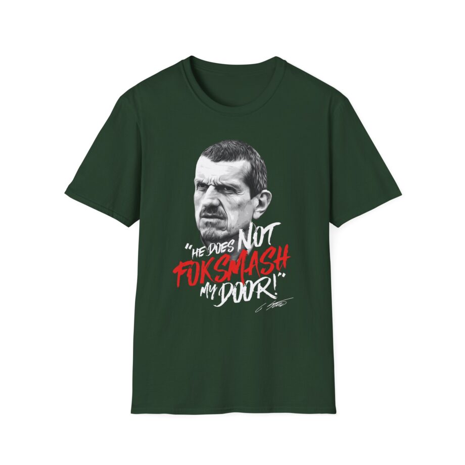 Haas F1 Foksmash-face Unisex Softstyle T-Shirt