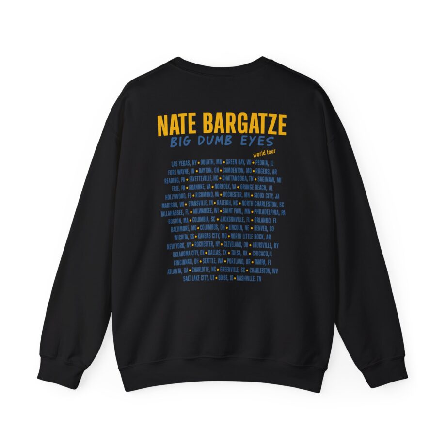 Nate Bargatze Big Dumb Eyes Tour Unisex Heavy Blend™ Crewneck Sweatshirt