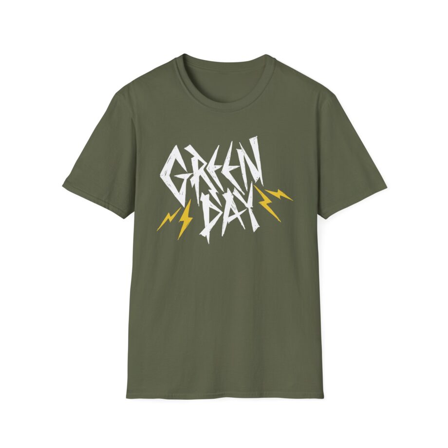 Green Day Bolt Unisex Softstyle T-shirt