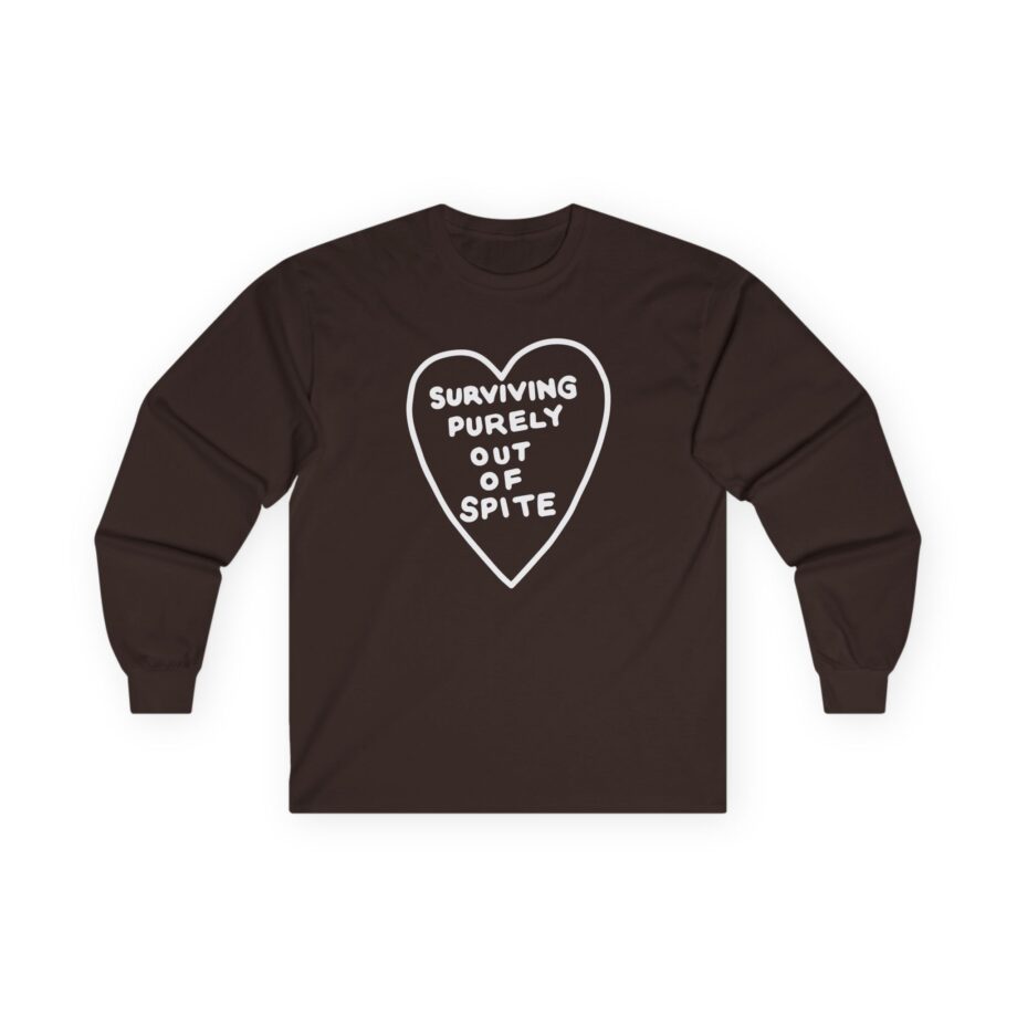 Elyse Myers Surviving Purely Out of Spite Unisex Ultra Cotton Long Sleeve Tee