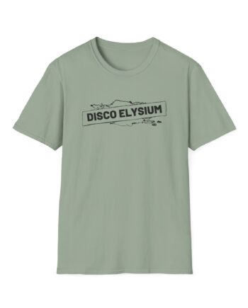 Disco Elysium Embroidered  Unisex Softstyle T-Shirt