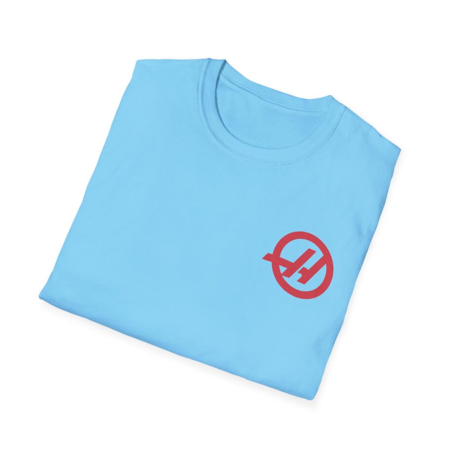 Haas F1 Small Logo Unisex Softstyle T-Shirt