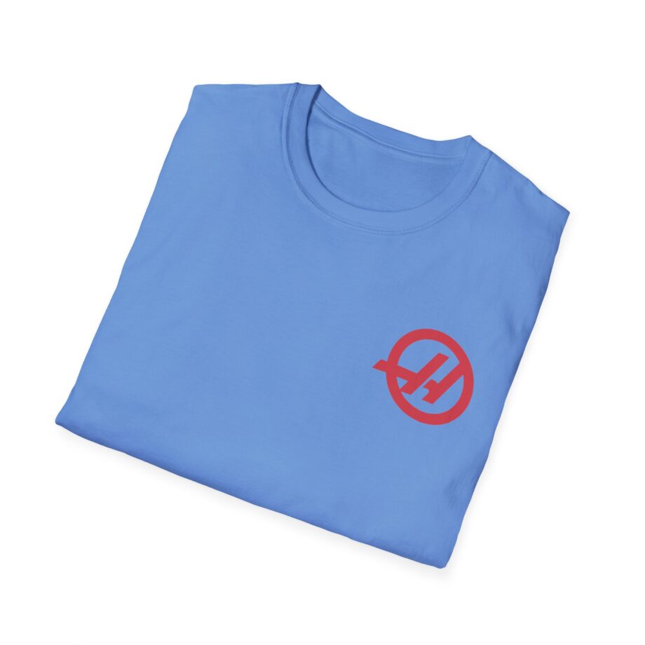 Haas F1 Small Logo Unisex Softstyle T-Shirt