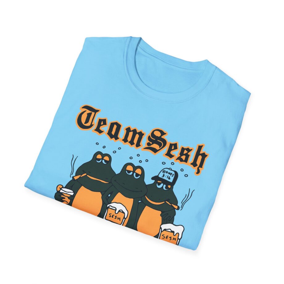 Bones Teamsesh Bottom Text Frogs Unisex Softstyle T-shirt