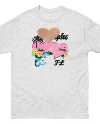 Charli XCX Naples Fl Heart Cut Out Unisex classic tee