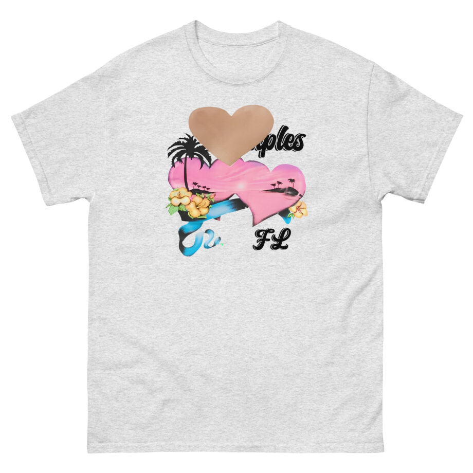 Charli XCX Naples Fl Heart Cut Out Unisex classic tee