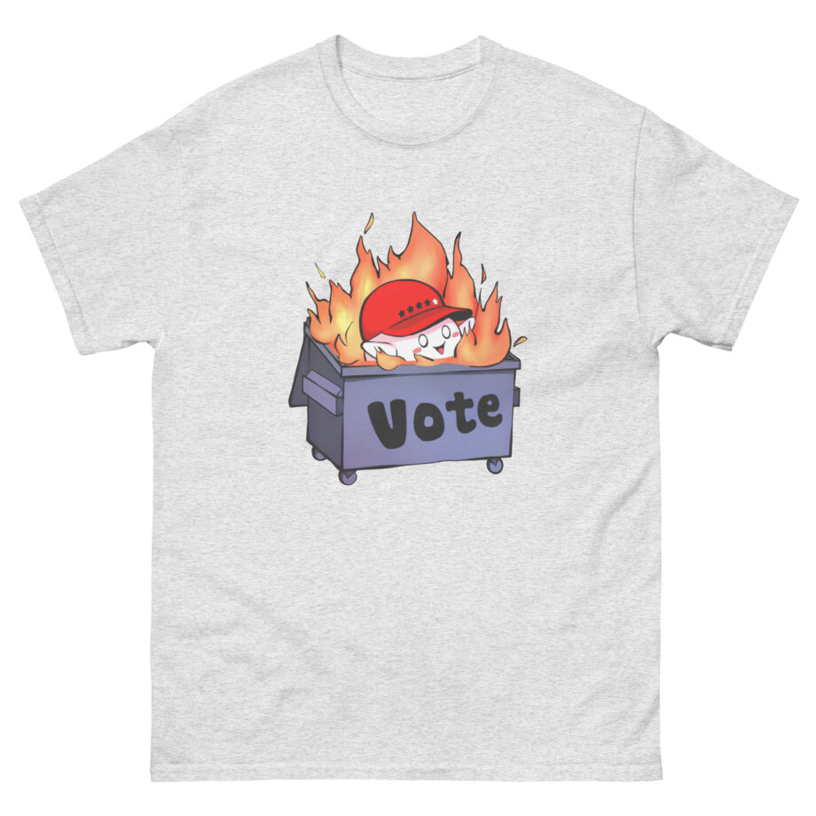 Mister Metokur Dumpster Fire Vote Unisex classic tee