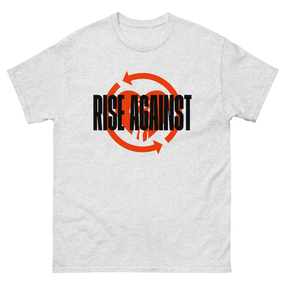 Rise Against Red Heartfist Label Unisex classic tee