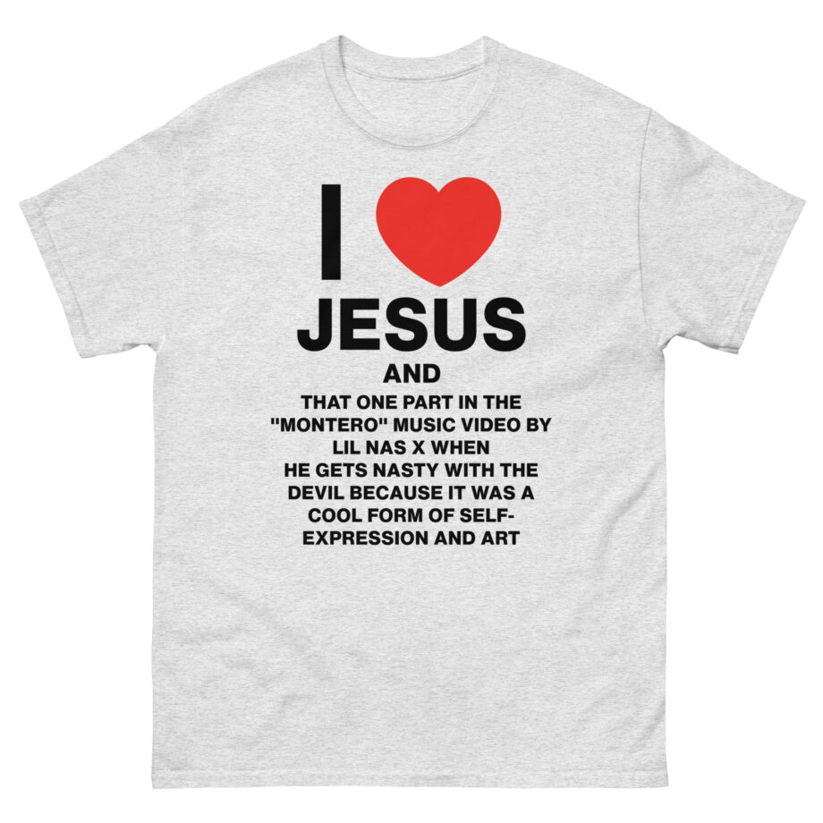 Lil Nas X I Love Jesus and Montero Unisex classic tee