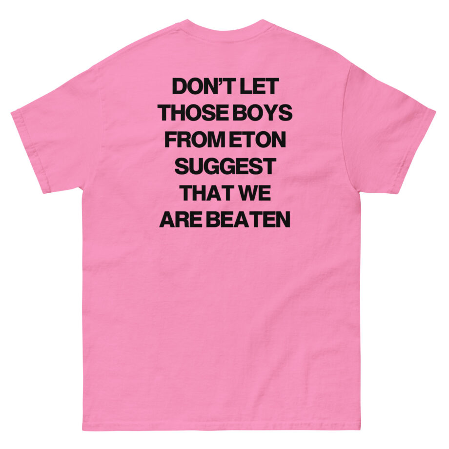 Manic Street Preachers Boys From Eton Unisex classic tee