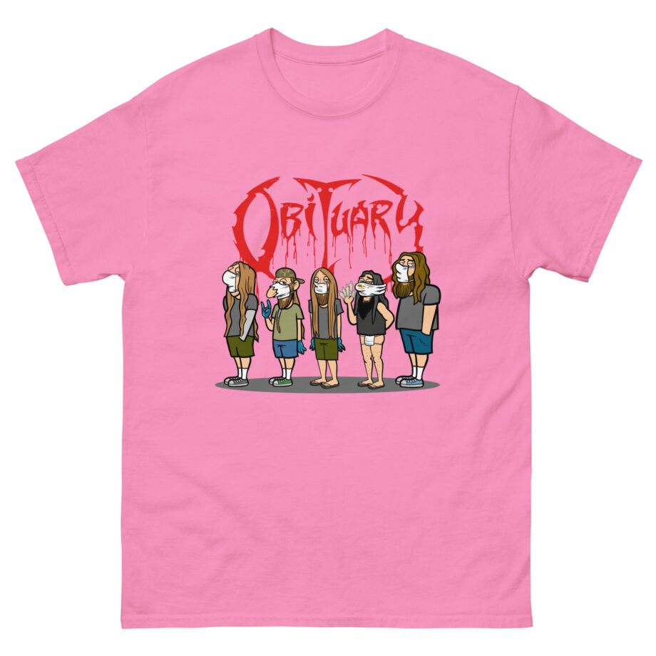 Obituary Stay Safe Unisex classic tee