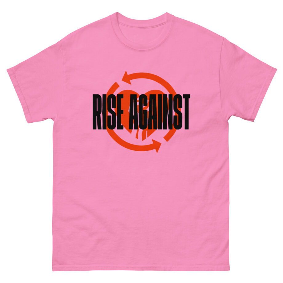 Rise Against Red Heartfist Label Unisex classic tee