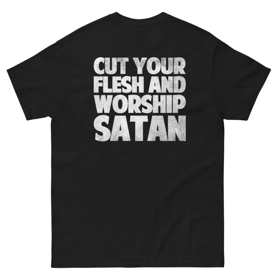 Antaeus Cut Your Flesh and Worship Satan Unisex classic tee