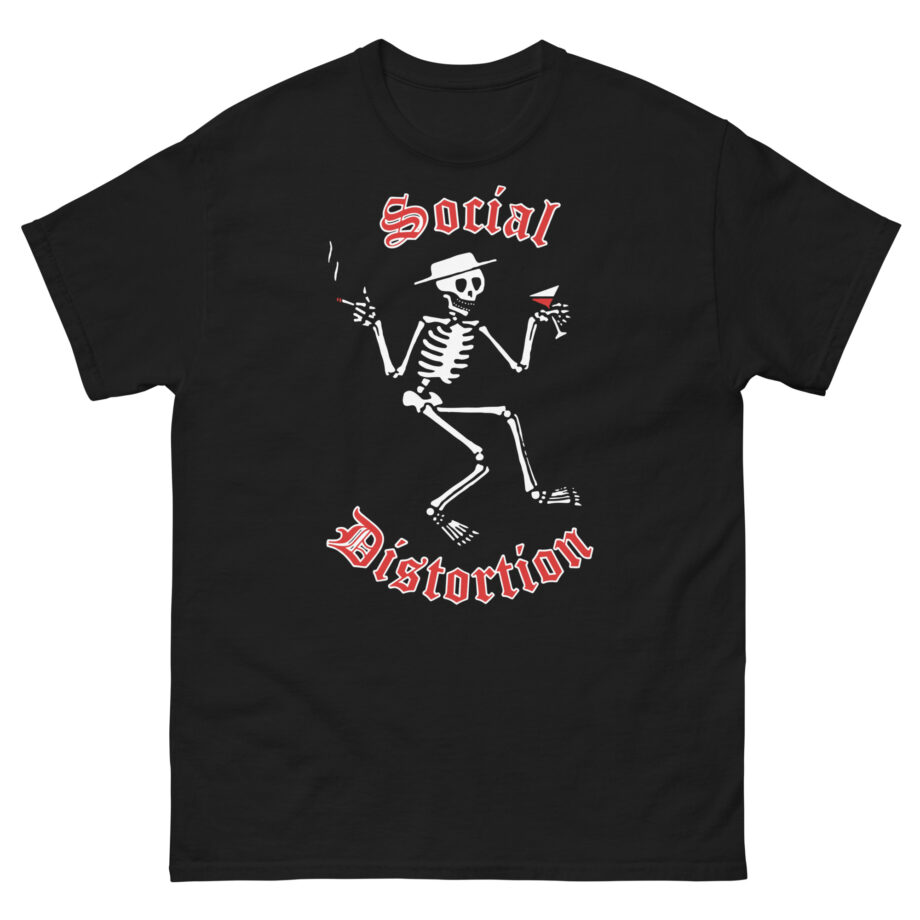 Distortion Skeleton Logo Unisex classic tee