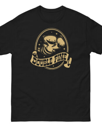 Double Fine Golden Two-headed Baby Unisex classic tee