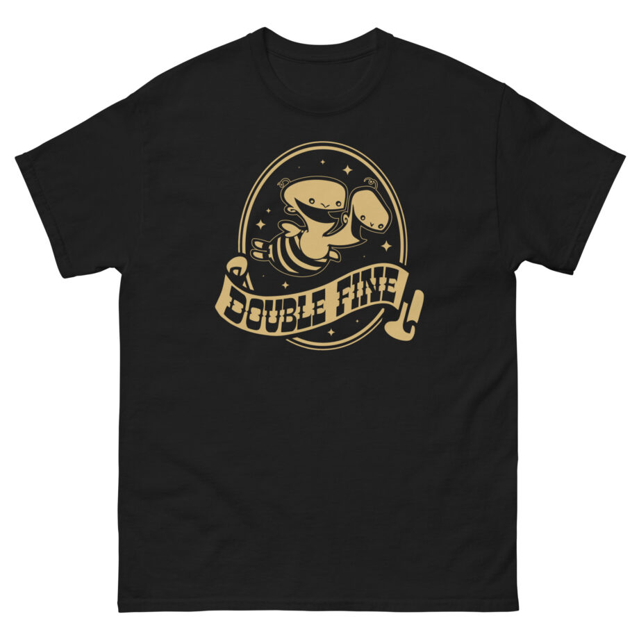 Double Fine Golden Two-headed Baby Unisex classic tee