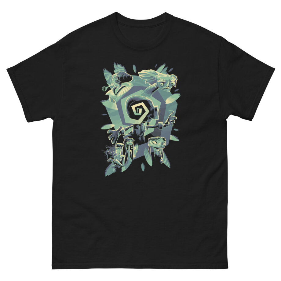 Double Fine Psychodelic Cast Unisex classic tee
