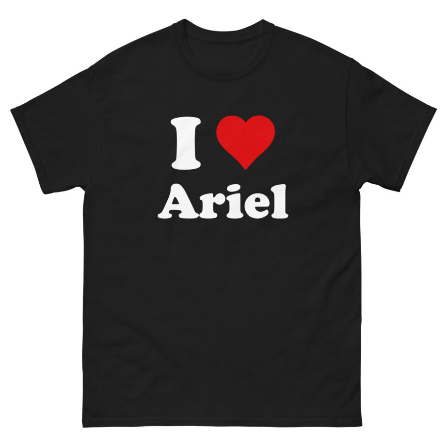 Baby Ariel I Love Ariel Unisex classic tee