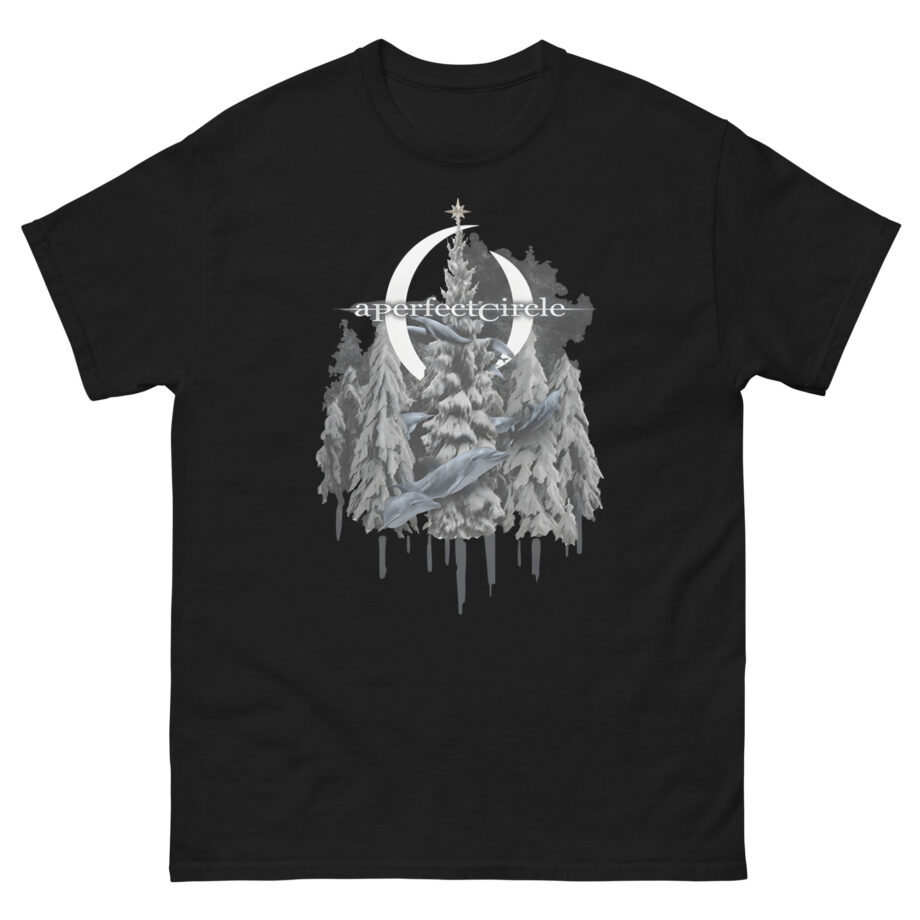 A Perfect Circle Frosty Dolphin & Snow Unisex classic tee