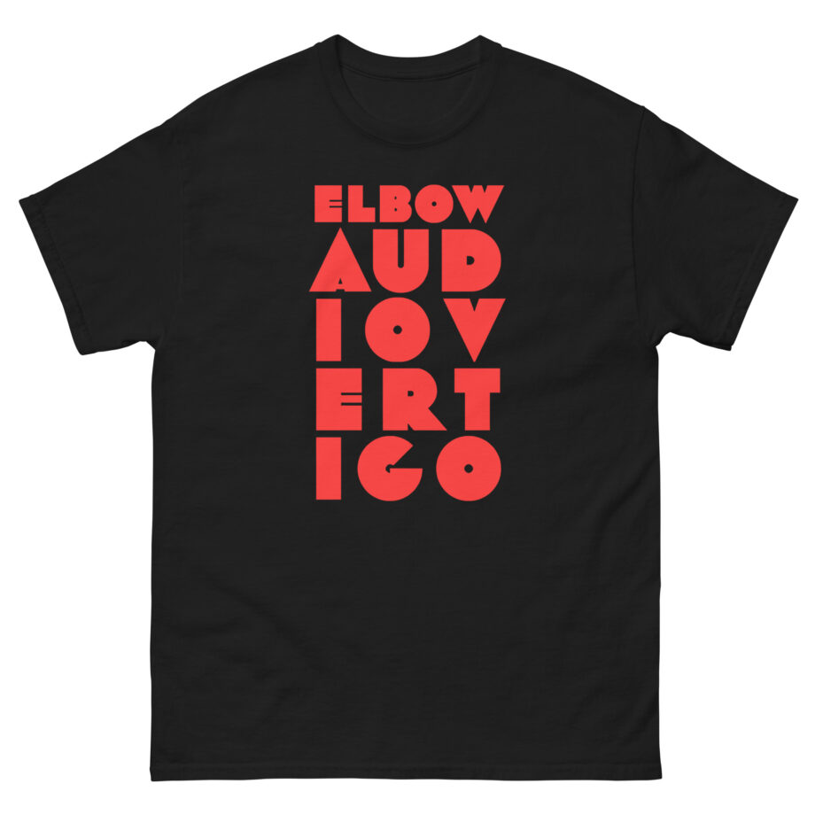 Elbow Audio Vertigo Stacked Logo Unisex classic tee