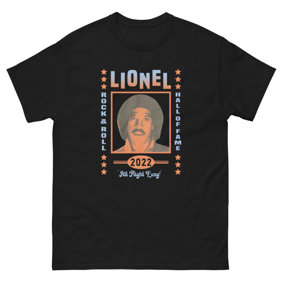 Lionel Richie Rock and Roll Hall of Fame All Night Unisex classic tee
