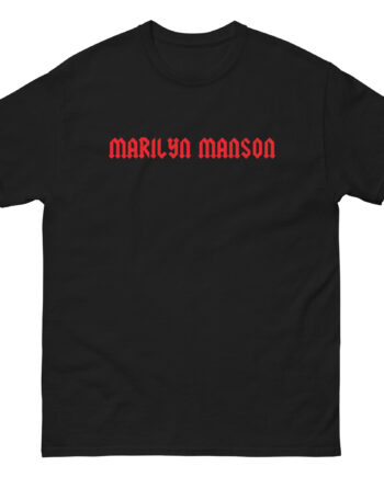 Marilyn Manson Little Cross Photo Unisex classic tee