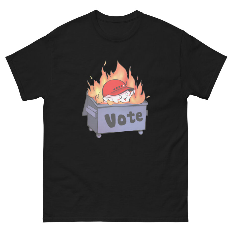 Mister Metokur Dumpster Fire Vote Unisex classic tee