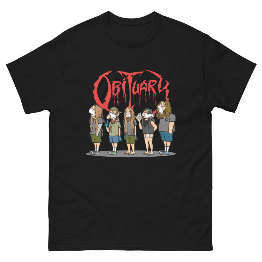 Obituary Stay Safe Unisex classic tee