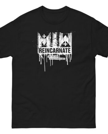 Motionless in White Reincarnate 10 Year Drip Logo Unisex classic tee