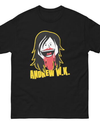 Andrew Wk Cartoon Bloody Nose Unisex classic tee