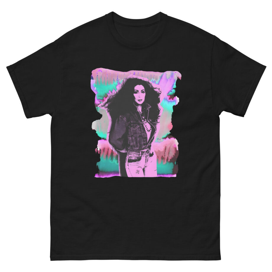 Cher Psychedelic Distressed Unisex classic tee