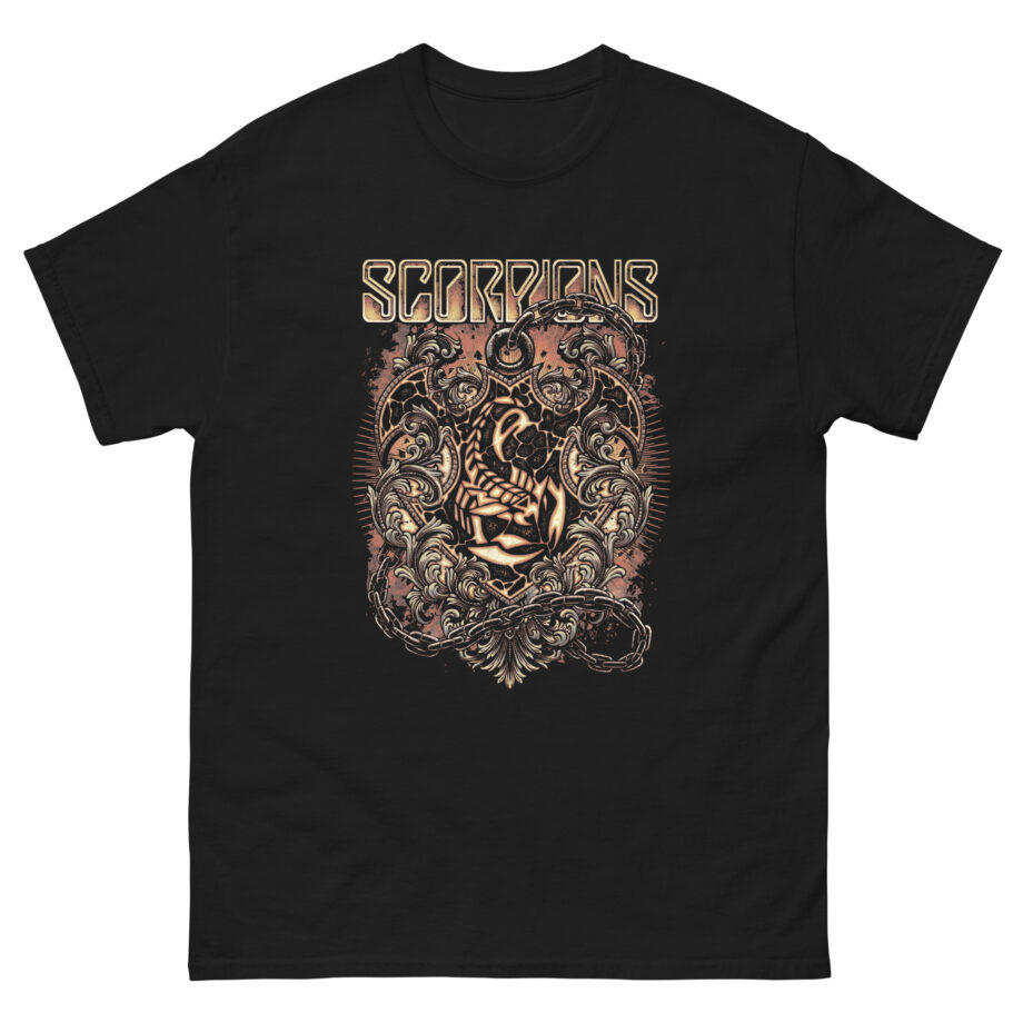 Scorpions Crest in Chains Unisex classic tee