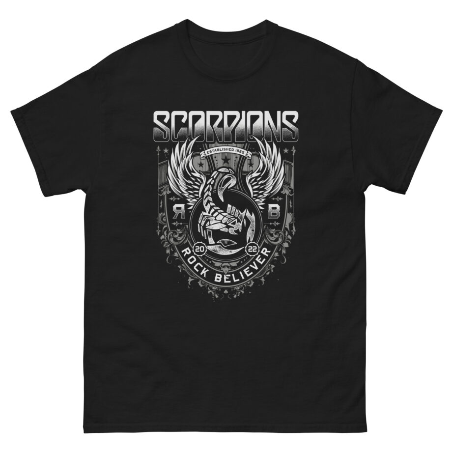 Scorpions Rock Believer Ornaments Unisex classic tee