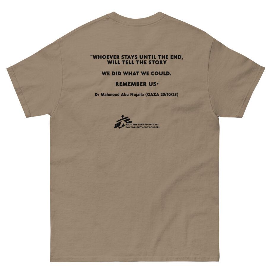 Massive Attack Ceasefire Now Msf Unisex classic tee