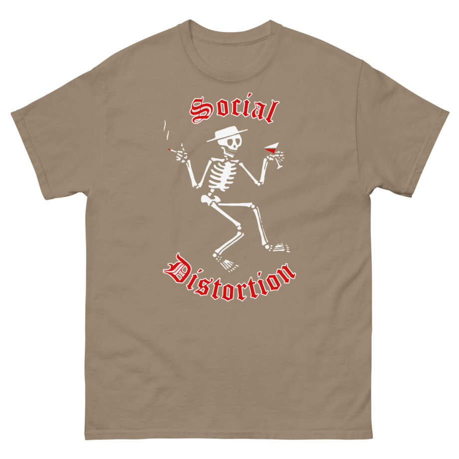 Distortion Skeleton Logo Unisex classic tee