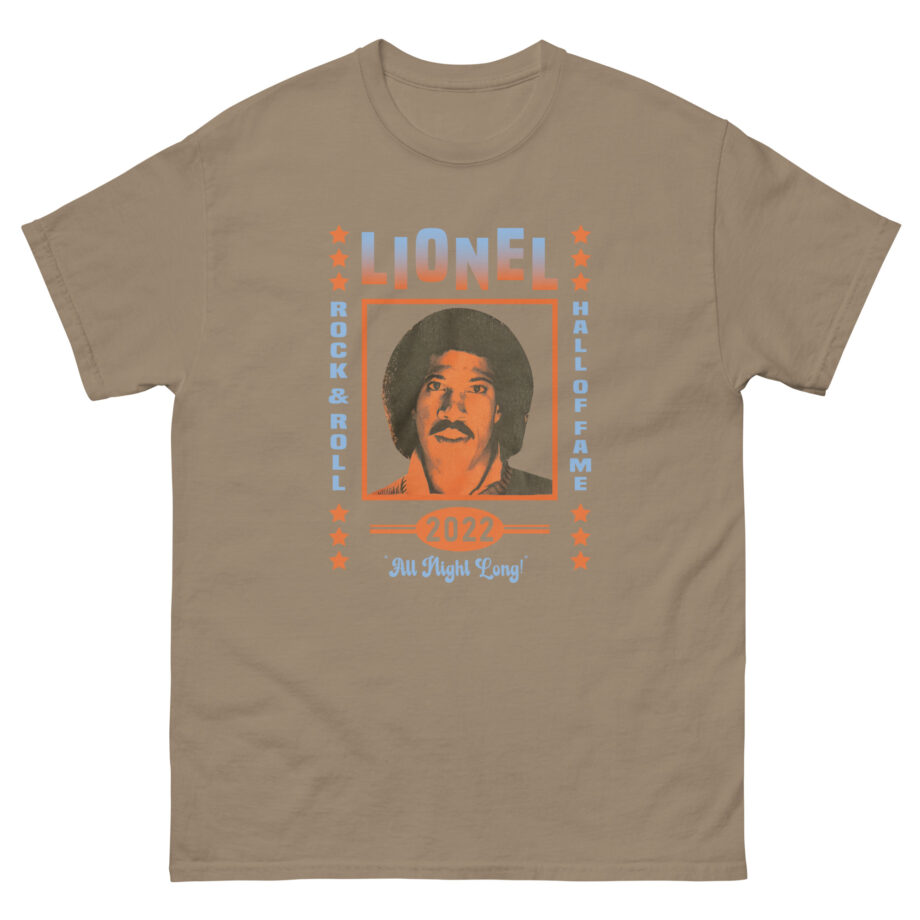 Lionel Richie Rock and Roll Hall of Fame All Night Unisex classic tee