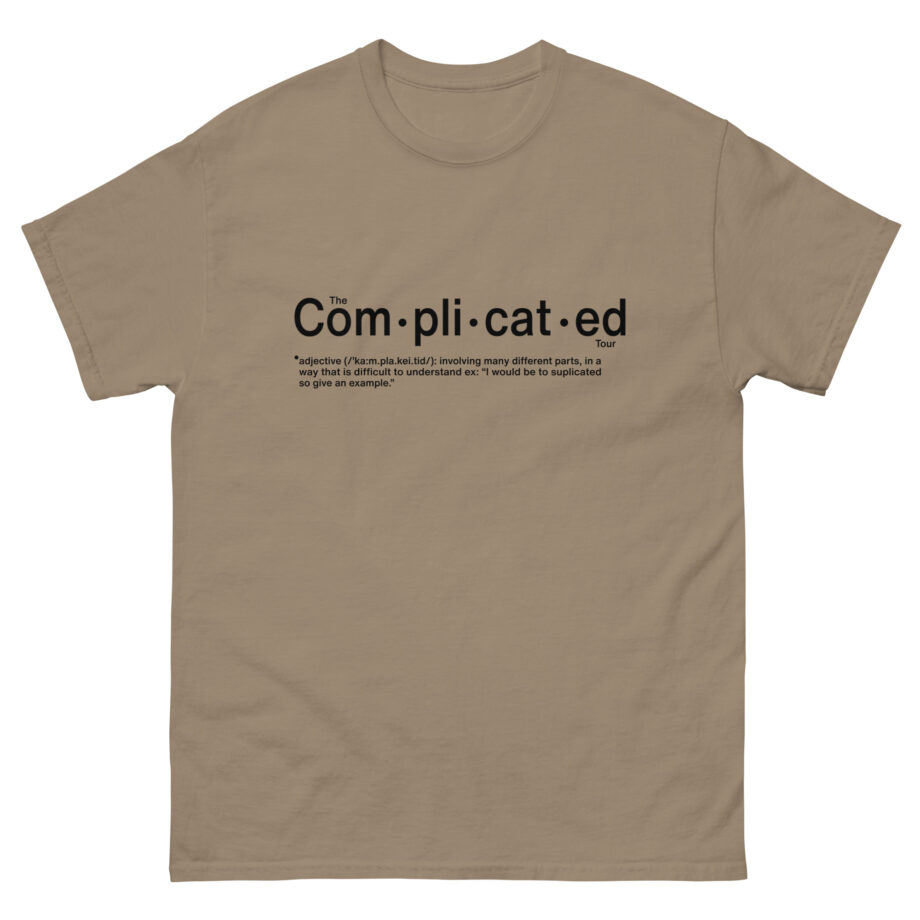 Joshua Bassett Complicated Definition Unisex classic tee