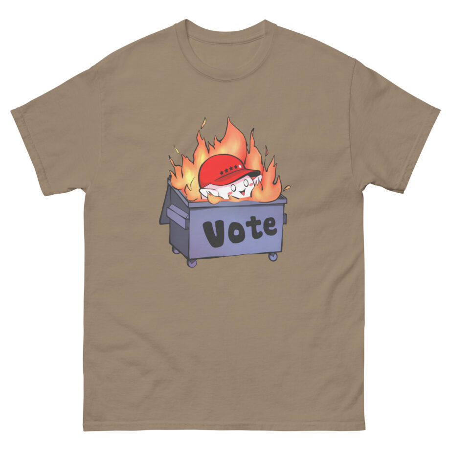 Mister Metokur Dumpster Fire Vote Unisex classic tee