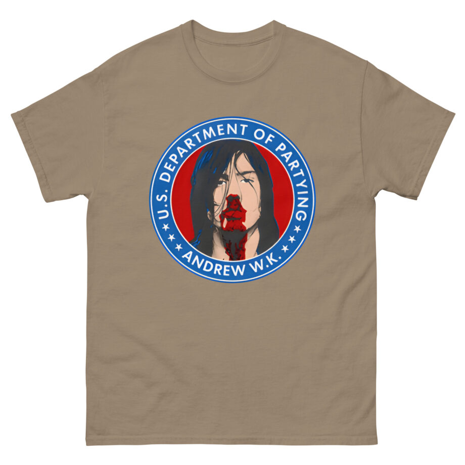 Andrew Wk Us Dept of Partying Unisex classic tee