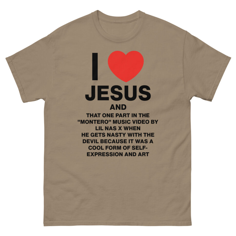Lil Nas X I Love Jesus and Montero Unisex classic tee