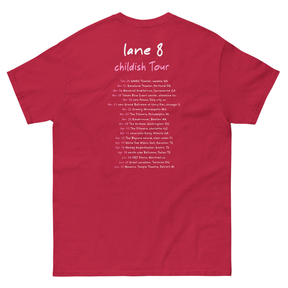 Lane 8 Childish Tour Unisex classic tee
