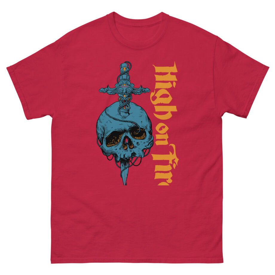 High on Fire Skull Knife Unisex classic tee