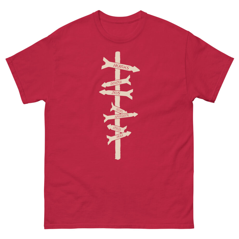 Percy Jackson and the Olympians Camp Signs Unisex classic tee