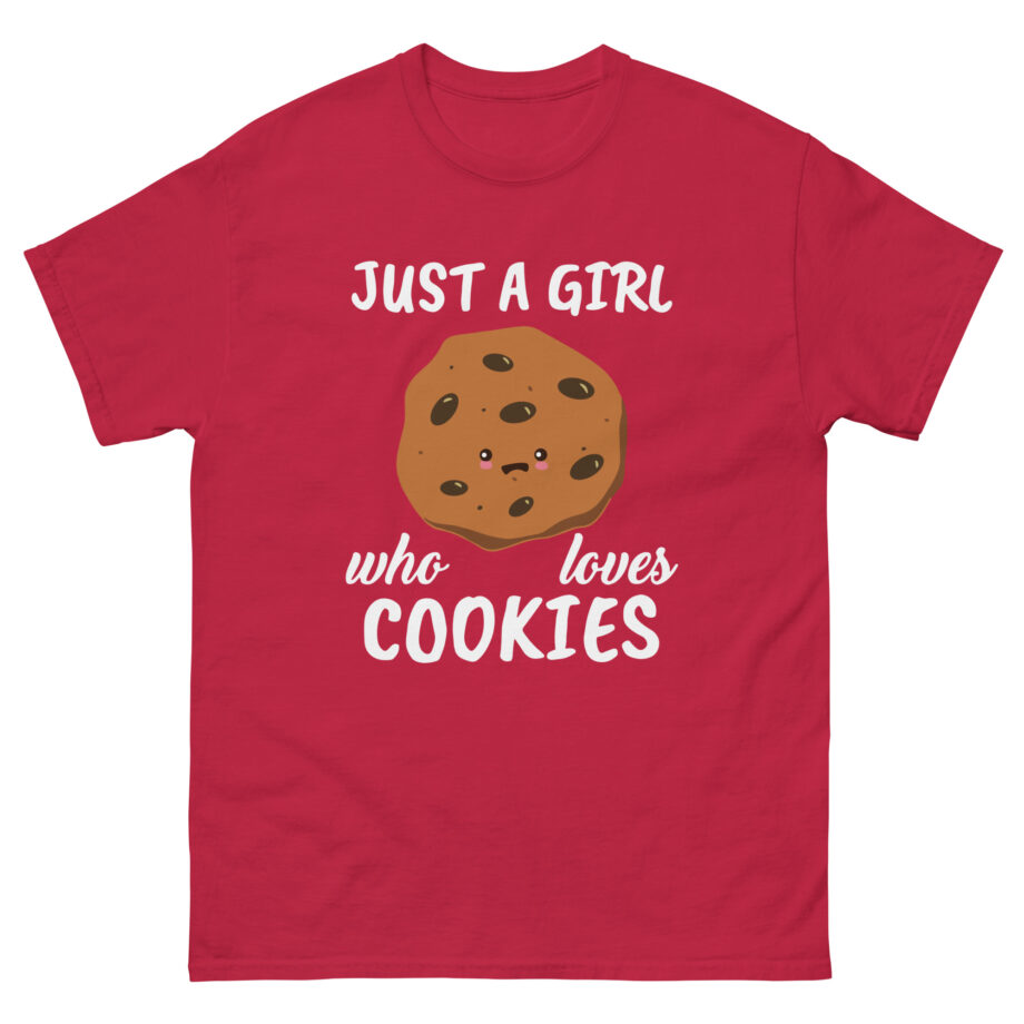 Cookieswirlc Just a Girl Who Loves Cookies Unisex classic tee