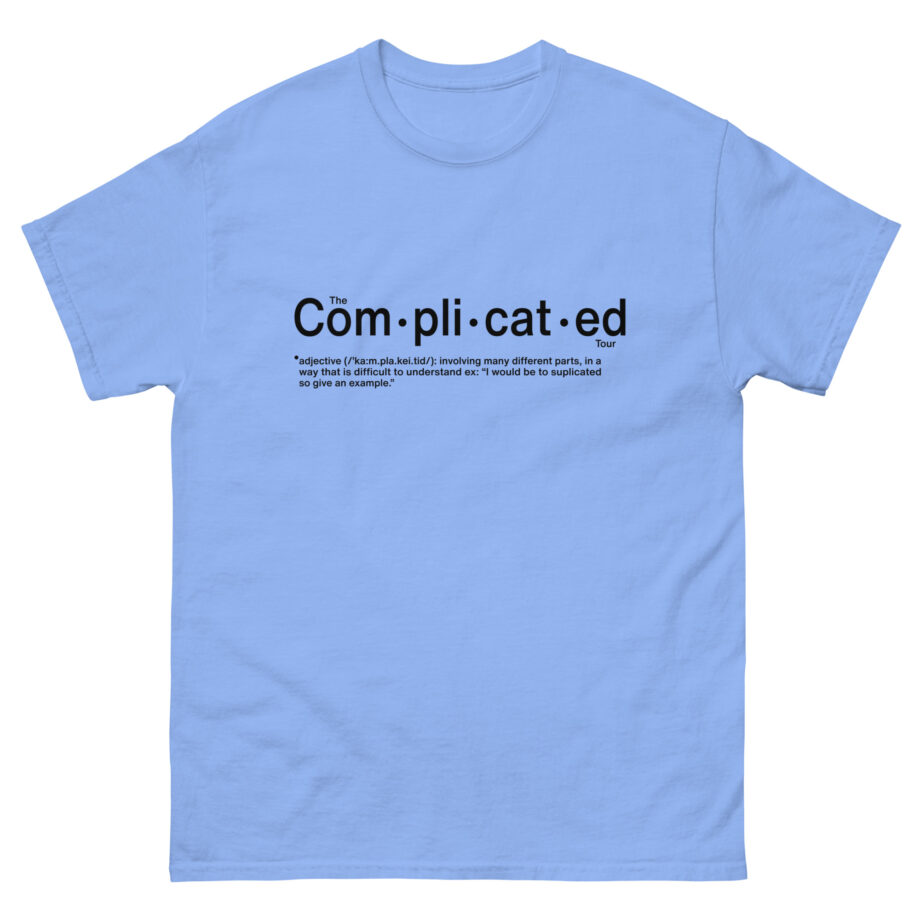 Joshua Bassett Complicated Definition Unisex classic tee
